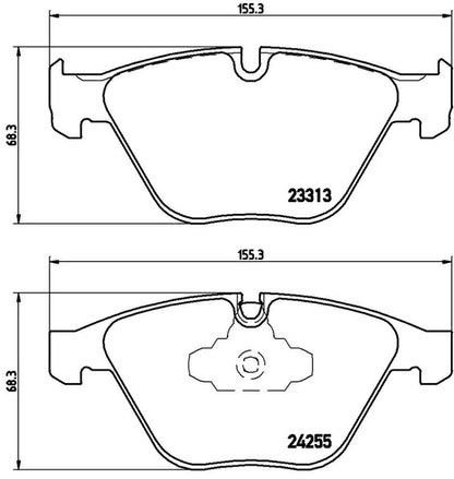 brembo XTRA PAD BMW X1 E84 VL18/VL20 2010/04〜2015/10 フロント左右セット P06 055X
