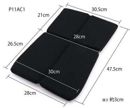 BRIDE ZIEG IV WIDE用 背部クッション 汎用品 P11GC1