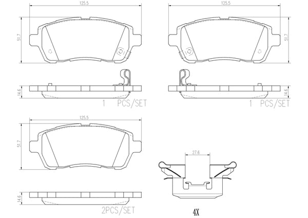 brembo ブレーキパッド セラミック 悩ましい P36 007N