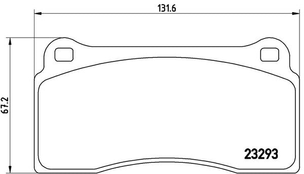 brembo BLACK PAD JAGUAR XK8 JEDA/JEDC/J41NB/J412A 1996/11〜2006/06 フロント左右セット P36 018