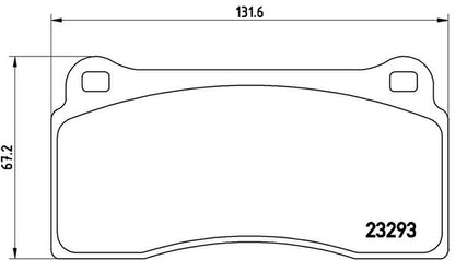 brembo BLACK PAD JAGUAR XK8 JEDA/JEDC/J41NB/J412A 1996/11〜2006/06 フロント左右セット P36 018