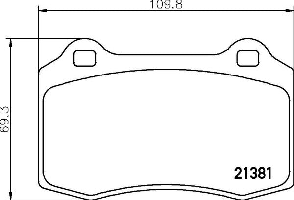 brembo XTRA PAD PEUGEOT 208 A9X5G04 2015/05〜 フロント左右セット P36 020X