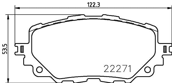 brembo BLACK PAD マツダ ロードスター/ユーノスロードスター ND5RC 2015/05〜 フロント左右セット P49 054