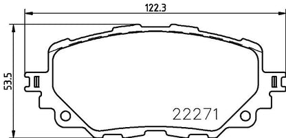 brembo BLACK PAD マツダ ロードスター/ユーノスロードスター ND5RC 2015/05〜 フロント左右セット P49 054