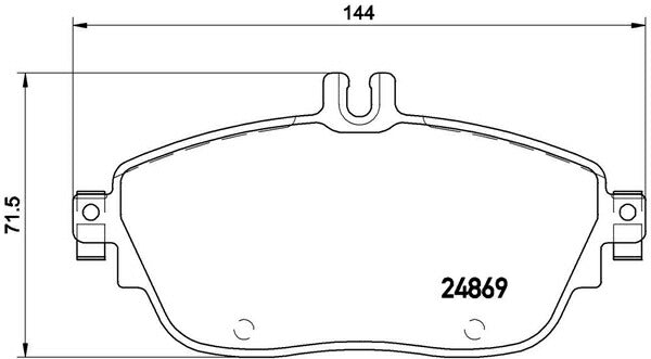 brembo XTRA PAD MERCEDES BENZ Aクラス W176 176044 2013/01〜 フロント左右セット P50 093X