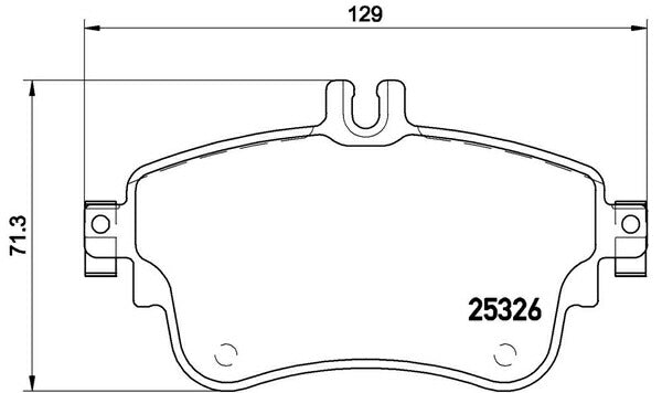 brembo XTRA PAD MERCEDES BENZ Aクラス W176 176042 2013/01〜 フロント左右セット P50 094X
