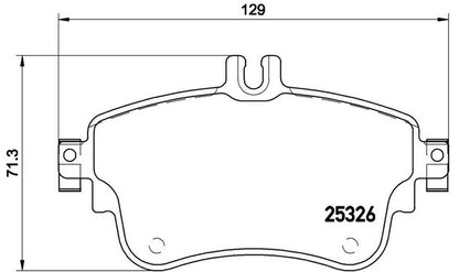 brembo XTRA PAD MERCEDES BENZ Bクラス W246 246242 2012/04〜2017/06 フロント左右セット P50 094X