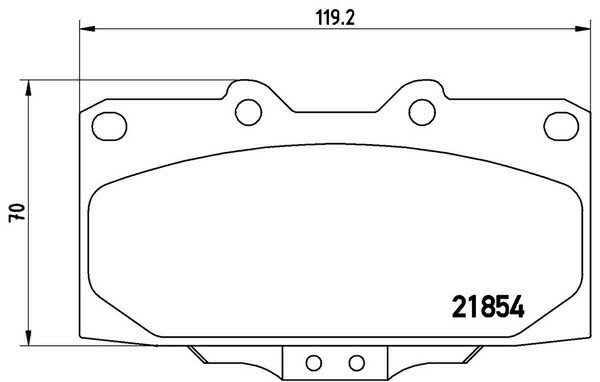 brembo BLACK PAD ニッサン シルビア S14/CS14 1993/10〜1999/01 フロント左右セット P56 034