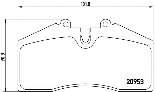 brembo BLACK PAD PORSCHE 911 964 1991/07〜1993/12 フロント左右セット P65 005