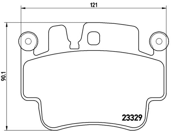 brembo BLACK PAD PORSCHE 911 99705/99705K 2004/08〜2008/06 フロント左右セット P65 009