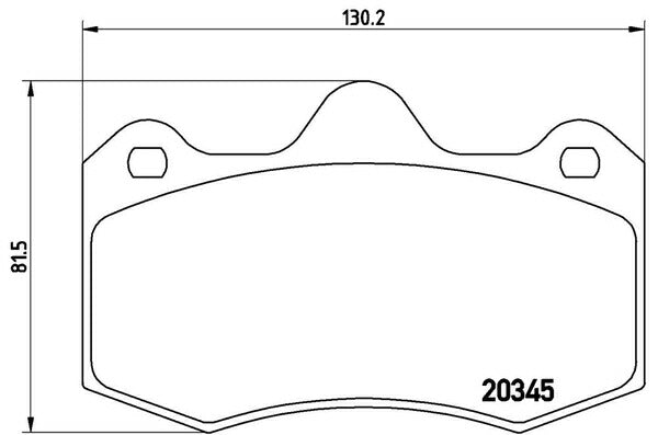 brembo BLACK PAD RENAULT ルーテシア(クリオ)II BL7X 2000/11〜2006/02 フロント左右セット P68 051