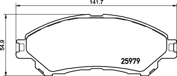 brembo BLACK PAD スズキ エスクード YD21S 2015/10〜 フロント左右セット P79 032