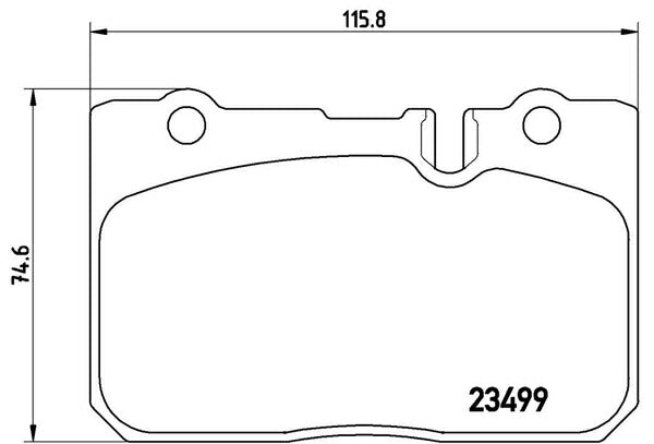 brembo BLACK PAD トヨタ セルシオ UCF20/UCF21 1994/10〜2000/08 フロント左右セット P83 039