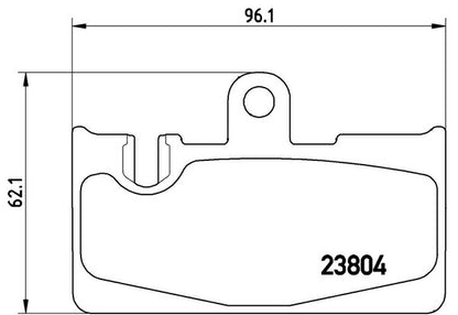 brembo BLACK PAD トヨタ セルシオ UCF30/UCF31 2000/08〜2006/08 リア左右セット P83 059