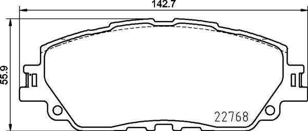 brembo BLACK PAD トヨタ RAV4 MXAA52/MXAA54 2019/04〜 フロント左右セット P83 172