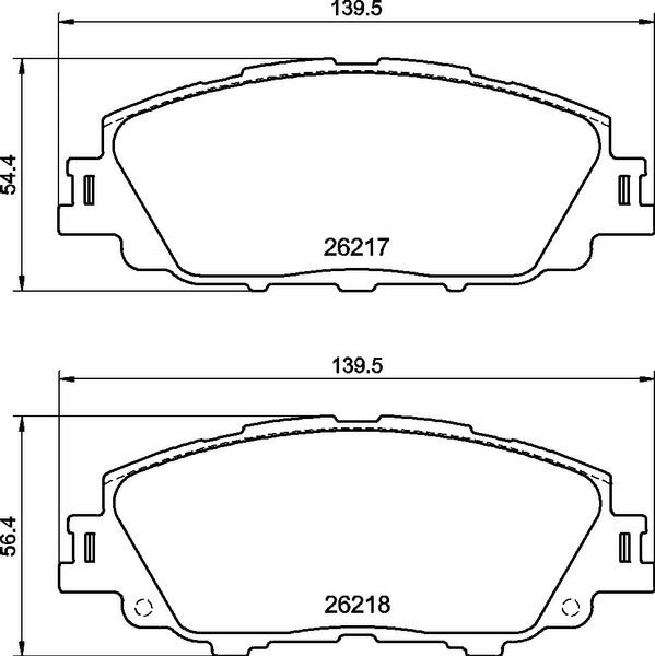 brembo BLACK PAD トヨタ カローラスポーツ NRE210H/NRE214H/ZWE211H 2018/06〜 フロント左右セット P83 175