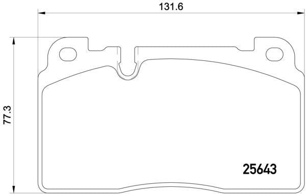 brembo BLACK PAD AUDI Q5 8RCNCF 2012/11〜2013/07 フロント左右セット P85 122