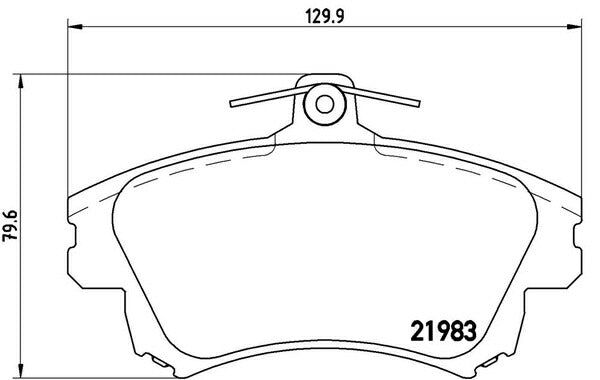 brembo BLACK PAD SMART ForFour 454034 2004〜2007 フロント左右セット P86 017