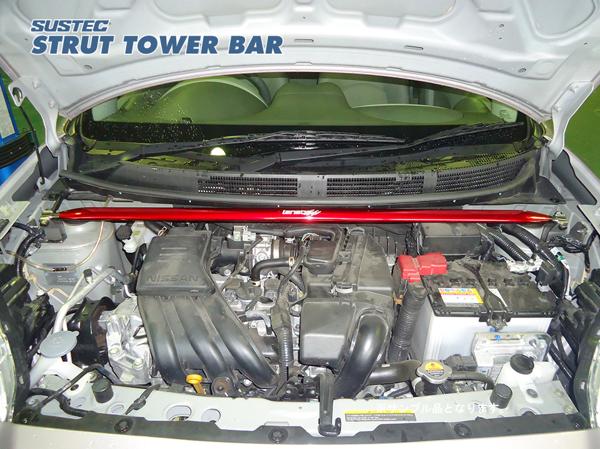 tanabe SUSTEC STRUT TOWER BAR ニッサン マーチ K13 2010/07〜 NSN42