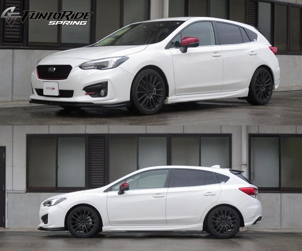 インプレッサスポーツ GT7 ダウンサス 1台分 タナベ GTファン