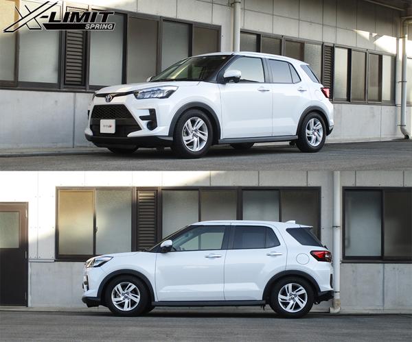 ライズ A210A ダウンサス リア左右セット タナベ サステック Xリミット