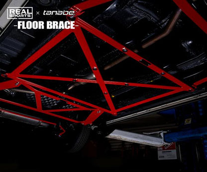 tanabe REAL SPORTS×TANABE FLOOR BRACE トヨタ コペン GRスポーツ LA400A 2019/10〜 RRLA400KUB-CM