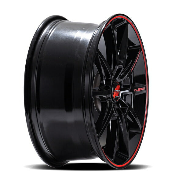 MID(マルカサービス) RMP RACING/R25 Plus 【18×8J 5-114 INSET45 ブラック】 レクサス IS350 20系 2005/09〜2013/05