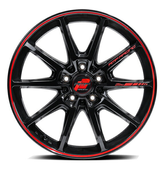MID(マルカサービス) RMP RACING/R25 Plus 【17×7J 5-114 INSET48 ブラック】 スバル クロストレック GUE 2023/01〜