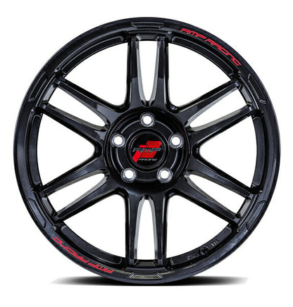 MID(マルカサービス) RMP RACING/R26 【17×7J 5-114 INSET48 ブラック】 ホンダ MDX YD系 2003/03〜2006/07