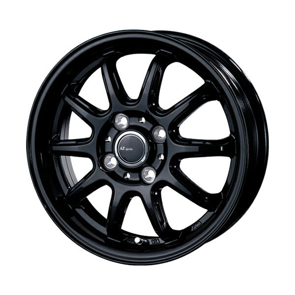 INTER MILANO AZ sports/RC-10 【15×4.5J 4-100 INSET45 GBK】 ミツビシ デリカD：2 MB36S/MB46S