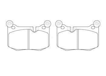 GS F URL10 ブレーキパッド リア左右セット エンドレス SSMプラス
