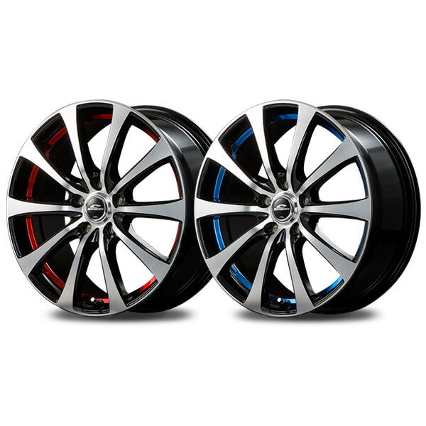 MID(マルカサービス) SCHNEIDER/RX-01 【15×5.5J 4-100 INSET43】 スズキ スイフト ZC13/ZC43/ZC53/ZC83/ZD13/ZD43/ZD53/ZD83 2016/12〜