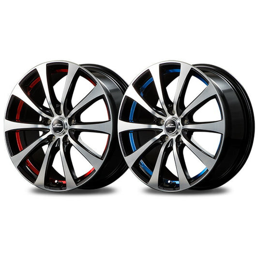 MID(マルカサービス) SCHNEIDER/RX-01 【14×4.5J 4-100 INSET45】 ニッサン ルークス/ルークスハイウェイスター ML21S 2009/12〜2013/03