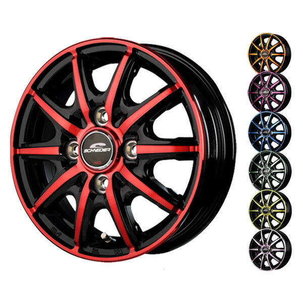 MID(マルカサービス) SCHNEIDER/RX10-K 【14×4.5J 4-100 INSET45】 ダイハツ タントエグゼ/タントエグゼカスタム L455/L465 2009/12〜2014/10