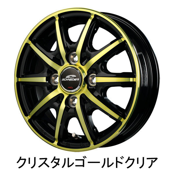 MID(マルカサービス) SCHNEIDER/RX10-K 【12×3.5B 4-100 INSET42】 スズキ ラパン/ラパンショコラ/ラパンLC HE21S 2002/01〜2008/11