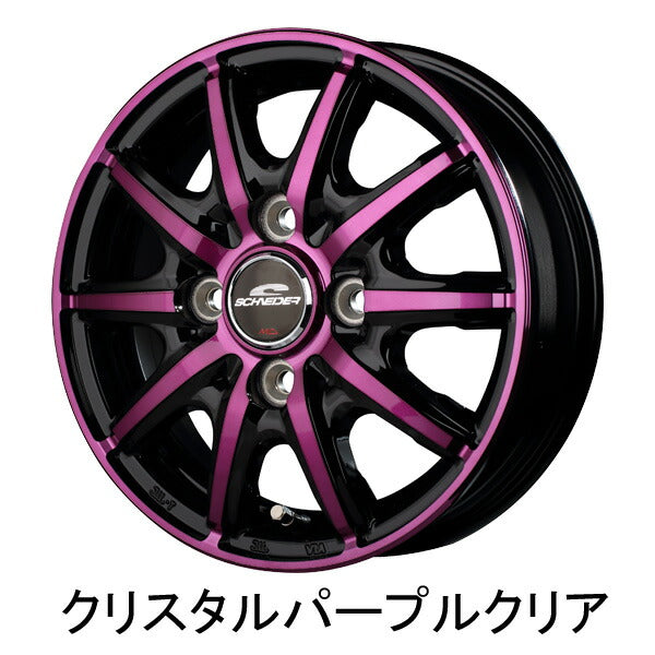 MID(マルカサービス) SCHNEIDER/RX10-K 【12×3.5B 4-100 INSET42】 スバル サンバー 500系 2014/09〜