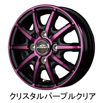 MID(マルカサービス) SCHNEIDER/RX10-K 【14×4.5J 4-100 INSET45】 スズキ スペーシア/スペーシアギア MK53S 2017/12〜