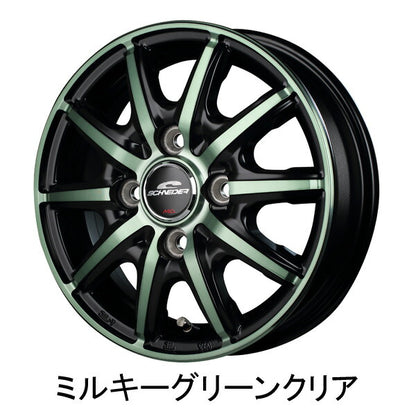 MID(マルカサービス) SCHNEIDER/RX10-K 【12×3.5B 4-100 INSET42】 スバル サンバー TT1/TT2 1999/02〜2012/04