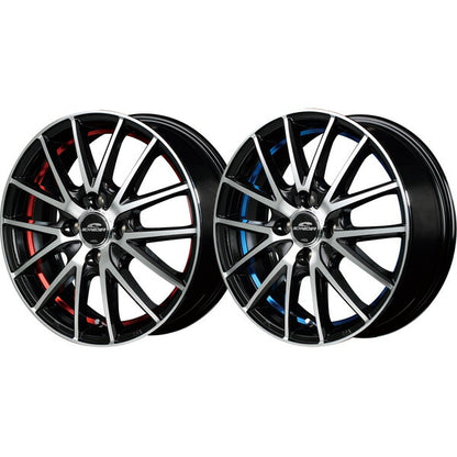 MID(マルカサービス) SCHNEIDER/RX27 【15×4.5J 4-100 INSET45】 ダイハツ ムーヴ/ムーヴカスタム L175/L185 2006/10〜2010/12