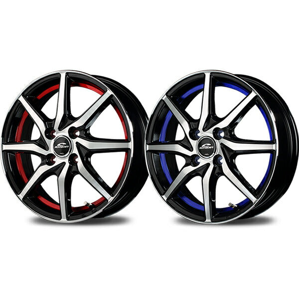 MID(マルカサービス) SCHNEIDER/RX810 【14×4.5J 4-100 INSET45】 スズキ ワゴンRスティングレー MH34/MH44 2012/09〜2017/02
