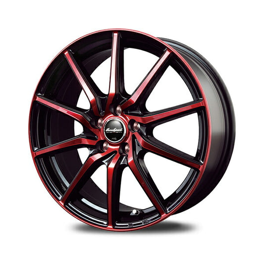 MID(マルカサービス) EuroSpeed/S810 【17×7J 5-100 INSET50 ブラポリ】 トヨタ プリウス/プリウスPHV 50系 2015/12〜