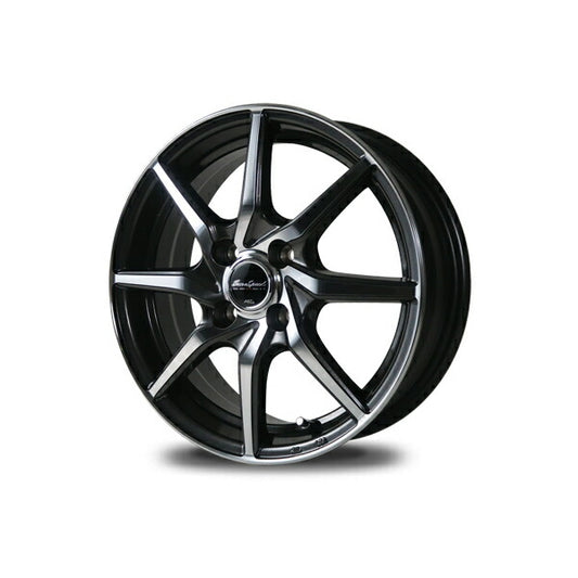 MID(マルカサービス) EuroSpeed/S810 【15×5.5J 4-100 INSET45 ガンメタ】