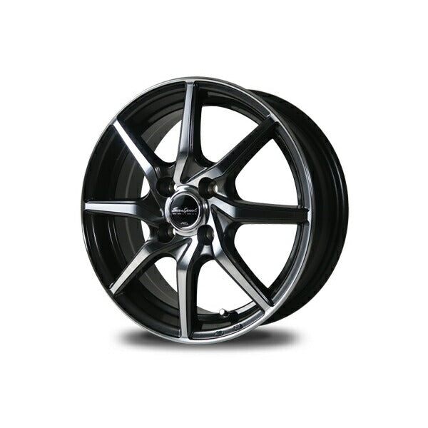 MID(マルカサービス) EuroSpeed/S810 【15×5.5J 4-100 INSET45 ガンメタ】 トヨタ カローラフィールダーハイブリッド 160系 2012/05〜