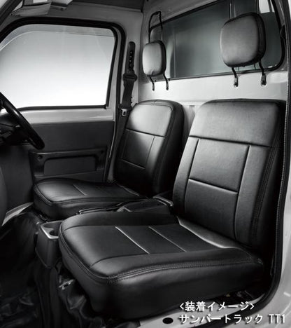 Azur フロントシートカバー スバル サンバートラック S201J/S211J/S500J/S510J 2012/04〜2021/12MC後(2021/12〜)不可 AZ08R01