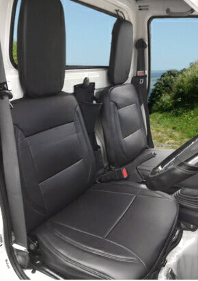Azur フロントシートカバー ダイハツ ハイゼットトラック S200P/S201P/S210P/S211P 1999/02〜2014/08 AZ08R01