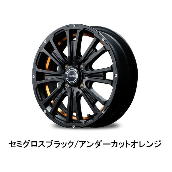 MID(マルカサービス) Garcia/SS REVOLVER KC 【12×4B 4-100 INSET42】 ダイハツ ミライース 350系/360系 2017/05〜