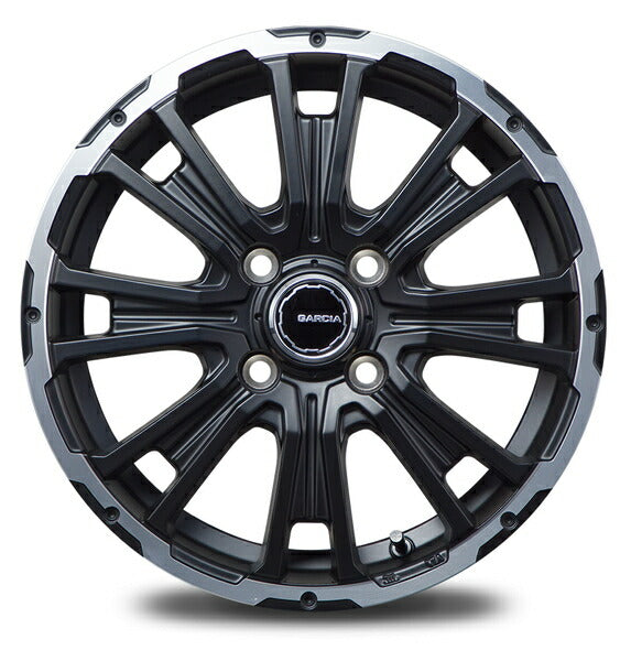 MID(マルカサービス) Garcia/SS REVOLVER KC 【14×4.5J 4-100 INSET45】 トヨタ ピクシスメガ LA700A/LA710A 2014/11〜