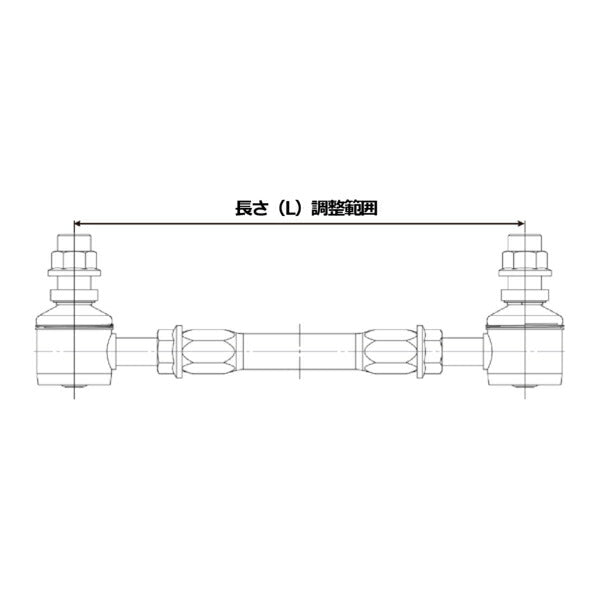 TEIN 調整式スタビリンクロッド MINI F56 F56 フロント左右セット SPS23-R5908(M10-6)