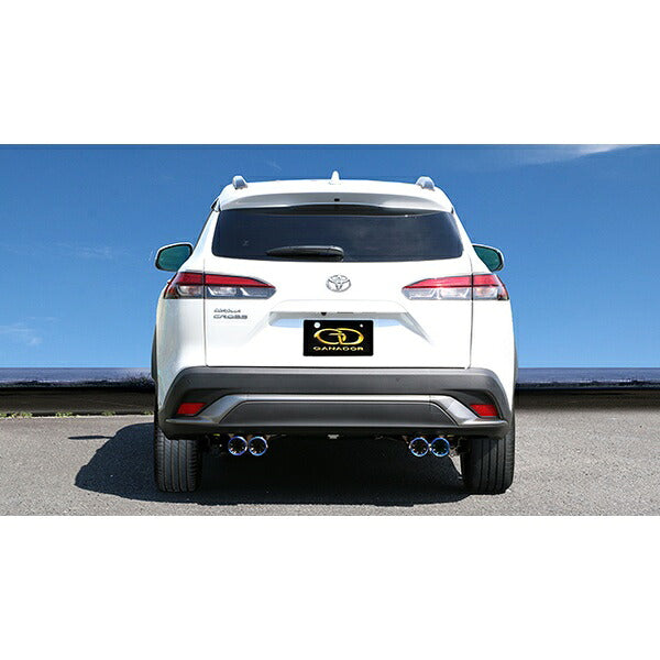 GANADOR Vertex 4WD/SUV カローラクロス（前期） 3BA-ZSG10 R3.9〜R5.10 【GVS-057BL】 マフラー ガナドール バーテックス 4WD/SUV