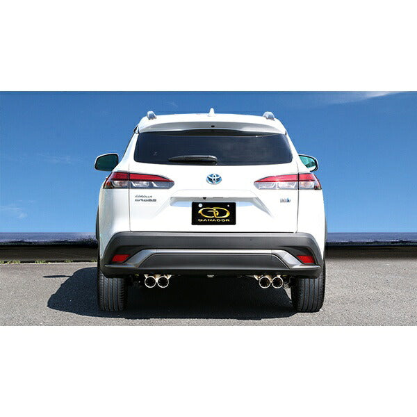 GANADOR Vertex 4WD/SUV カローラクロス（前期） 6AA-ZVG11 R3.9〜R5.10 【GVS-057PO】 マフラー ガナドール バーテックス 4WD/SUV
